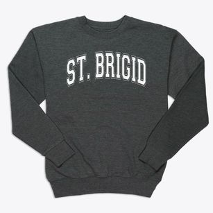 St Brigid Parish Varsity Arch Premium Crewneck Sweatshirt
