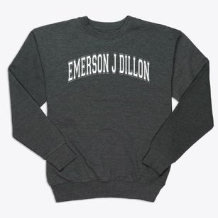 Emerson J Dillon Middle School Varsity Arch Premium Crewneck Sweatshirt