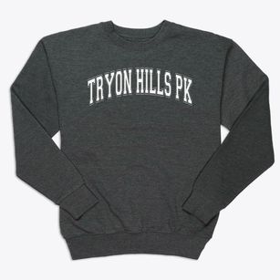 Tryon Hills Pk Center Varsity Arch Premium Crewneck Sweatshirt