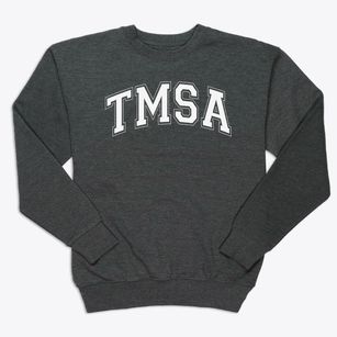 Triad Math And Science Academy Varsity Arch Premium Crewneck Sweatshirt