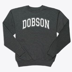 Dobson Elementary School Varsity Arch Premium Crewneck Sweatshirt