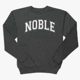 Noble Elementary School Varsity Arch Premium Crewneck Sweatshirt