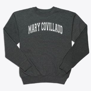 Mary Covillaud Elementary School Varsity Arch Premium Crewneck Sweatshirt