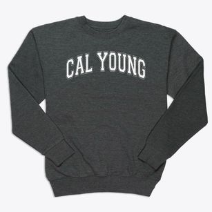 Cal Young Middle School Varsity Arch Premium Crewneck Sweatshirt
