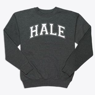 Lynn Hale Elementary School Varsity Arch Premium Crewneck Sweatshirt