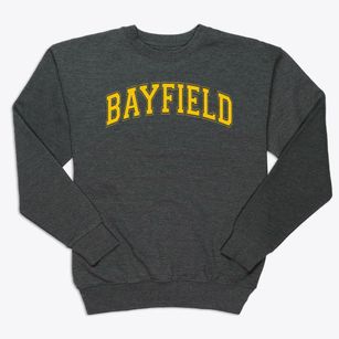 Bayfield Elementary School Varsity Arch Premium Crewneck Sweatshirt