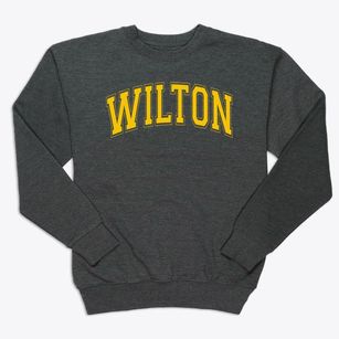 Wilton Christian School Varsity Arch Premium Crewneck Sweatshirt