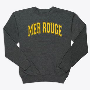 Mer Rouge Elementary School Varsity Arch Premium Crewneck Sweatshirt