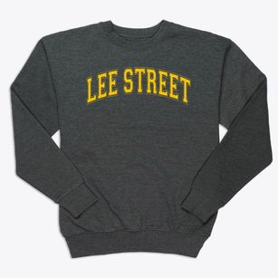 Lee Street Elementary School Varsity Arch Premium Crewneck Sweatshirt