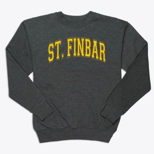 Saint Finbar Elementary School Varsity Arch Premium Crewneck Sweatshirt