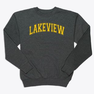 Lakeview Middle School Varsity Arch Premium Crewneck Sweatshirt