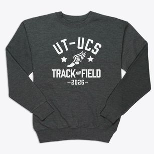 University Of Texas- University Charter School Track and Field Premium Crewneck Sweatshirt