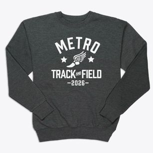 Metropolitan Arts & Technology High School Track and Field Premium Crewneck Sweatshirt