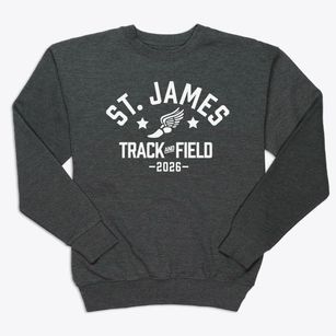 Saint James School Track and Field Premium Crewneck Sweatshirt