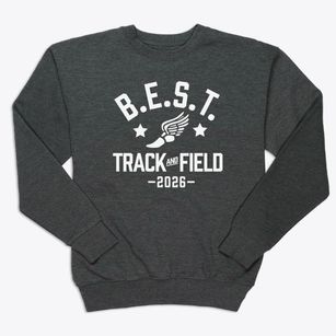 B.e.s.t. Academy Track and Field Premium Crewneck Sweatshirt