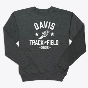 Davis Elementary School Track and Field Premium Crewneck Sweatshirt
