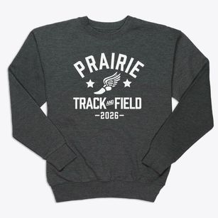 Prairie Center Elementary School Track and Field Premium Crewneck Sweatshirt