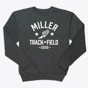 Miller Elementary School Track and Field Premium Crewneck Sweatshirt