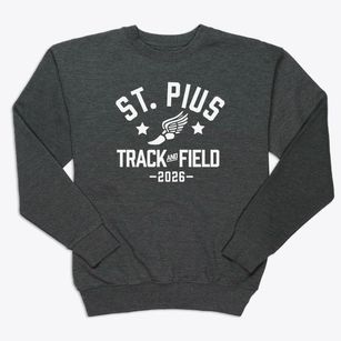 Saint Pius Elementary School Track and Field Premium Crewneck Sweatshirt