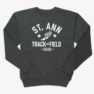 St Ann School Track and Field Premium Crewneck Sweatshirt