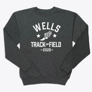Wells Elementary School Track and Field Premium Crewneck Sweatshirt