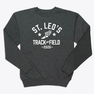 Saint Leo's Elementary School Track and Field Premium Crewneck Sweatshirt