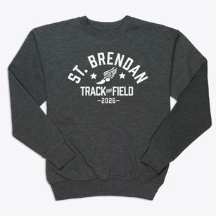 St Brendan Parish Track and Field Premium Crewneck Sweatshirt