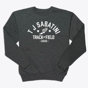 T J Sabatini Elementary School Track and Field Premium Crewneck Sweatshirt