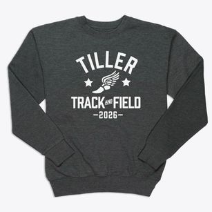 Tiller Elementary School Track and Field Premium Crewneck Sweatshirt