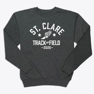 Saint Clare School Track and Field Premium Crewneck Sweatshirt