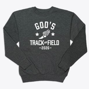 God's Academy Track and Field Premium Crewneck Sweatshirt