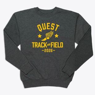 Rockwall Quest Academy Track and Field Premium Crewneck Sweatshirt