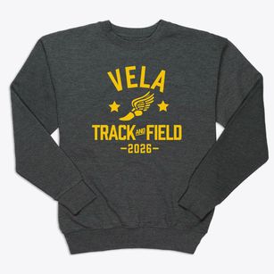 Vela Middle School Track and Field Premium Crewneck Sweatshirt