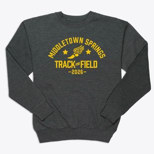 Middletown Springs Elementary School Track and Field Premium Crewneck Sweatshirt