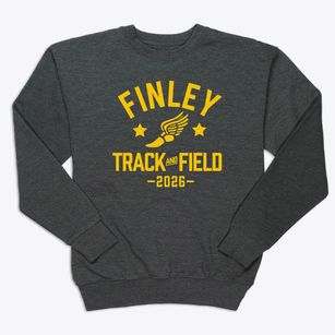 Finley Elementary School Track and Field Premium Crewneck Sweatshirt
