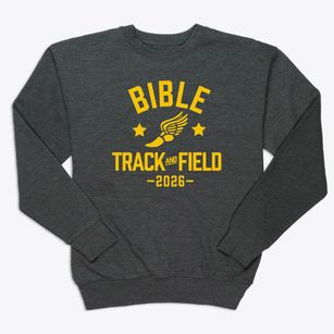 Bible Center Christian School Track and Field Premium Crewneck Sweatshirt