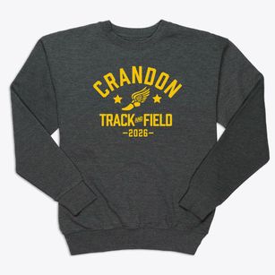 Crandon Elementary School Track and Field Premium Crewneck Sweatshirt