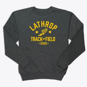 Lathrop High School Track and Field Premium Crewneck Sweatshirt