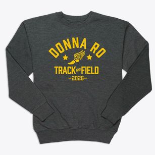 Donna Ro School Track and Field Premium Crewneck Sweatshirt