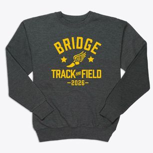 Bridge Elementary School Track and Field Premium Crewneck Sweatshirt