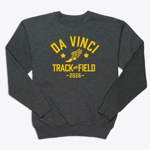 Da Vinci Academy Track and Field Premium Crewneck Sweatshirt