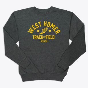 West Homer Elementary School Track and Field Premium Crewneck Sweatshirt