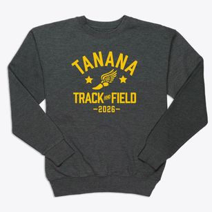 Tanana Middle School Track and Field Premium Crewneck Sweatshirt