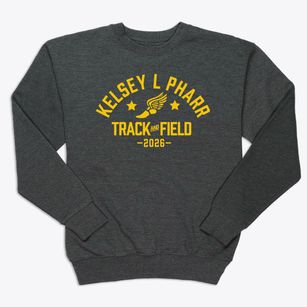 Kelsey L Pharr Elementary School Track and Field Premium Crewneck Sweatshirt