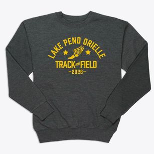 Lake Pend Orielle High School Track and Field Premium Crewneck Sweatshirt