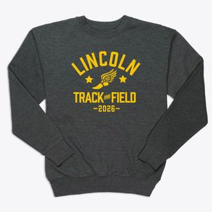 Abraham Lincoln Elementary School Track and Field Premium Crewneck Sweatshirt