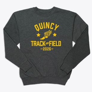 Quincy High School Track and Field Premium Crewneck Sweatshirt