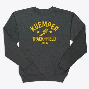 Kuemper Catholic High School Track and Field Premium Crewneck Sweatshirt
