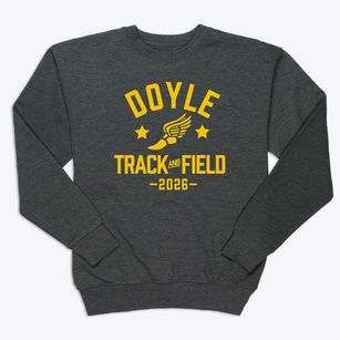 Doyle High School Track and Field Premium Crewneck Sweatshirt