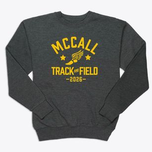 Mccall Senior High School Track and Field Premium Crewneck Sweatshirt